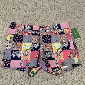 NWT Lilly Pulitzer Callahan Shorts - Multi Patchwork - Size 6 - NEW with Tags